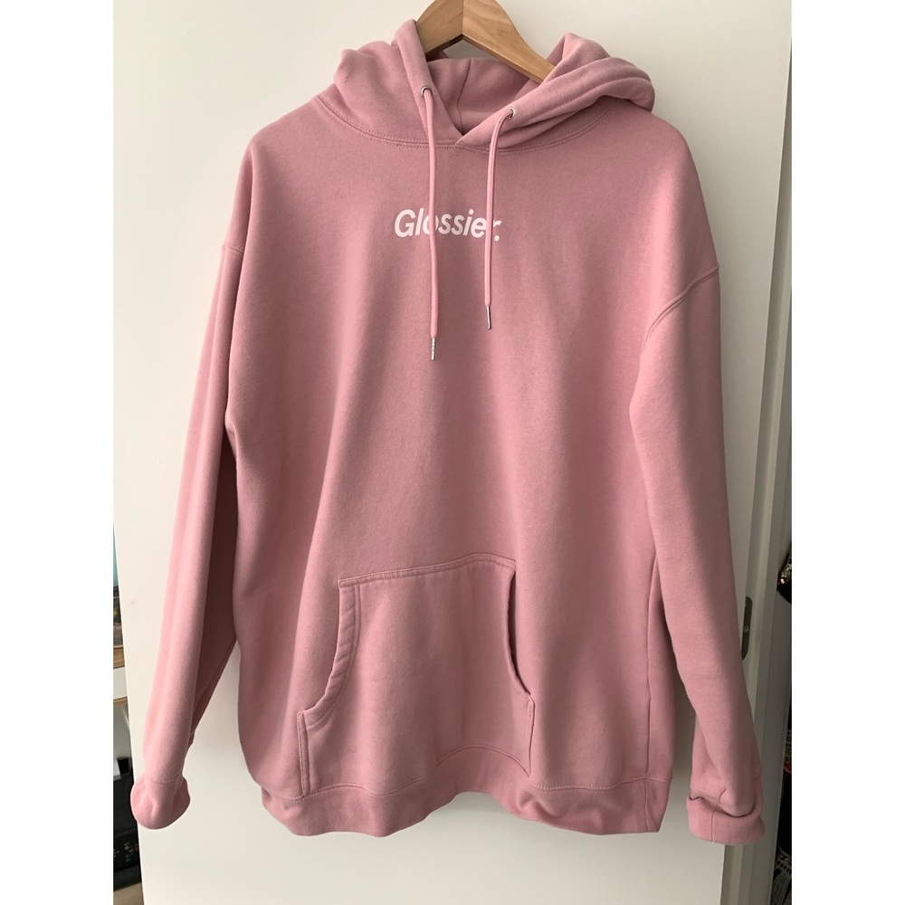 Glossier Original Pink Hoodie